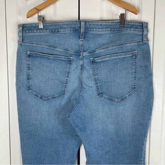 Madewell Mid-Rise Kick Out Cropped Jeans Women’s 20W Blue Trendy Casual EUC - Picture 6 of 16